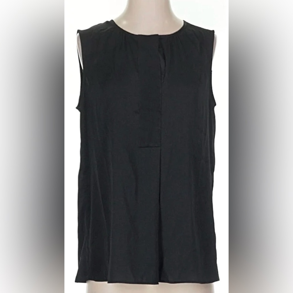 CAbi Black Sleeveless Blouse, Large